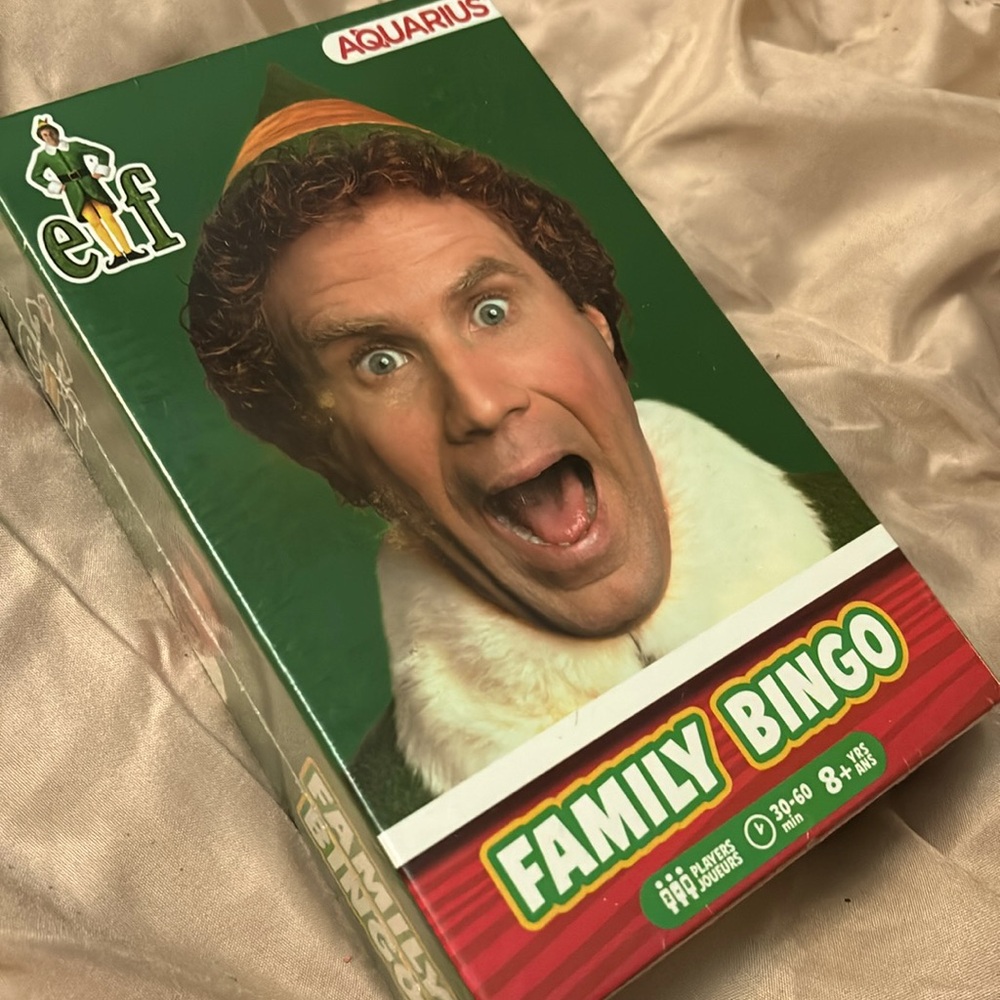 Family Bingo game, Elf movie version
